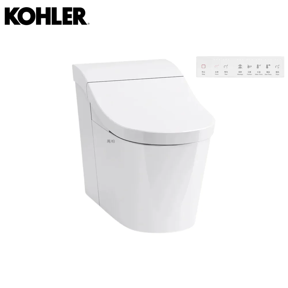 KOHLER Innate K-8340TW-2EX-0 白色全自動智能馬桶外觀