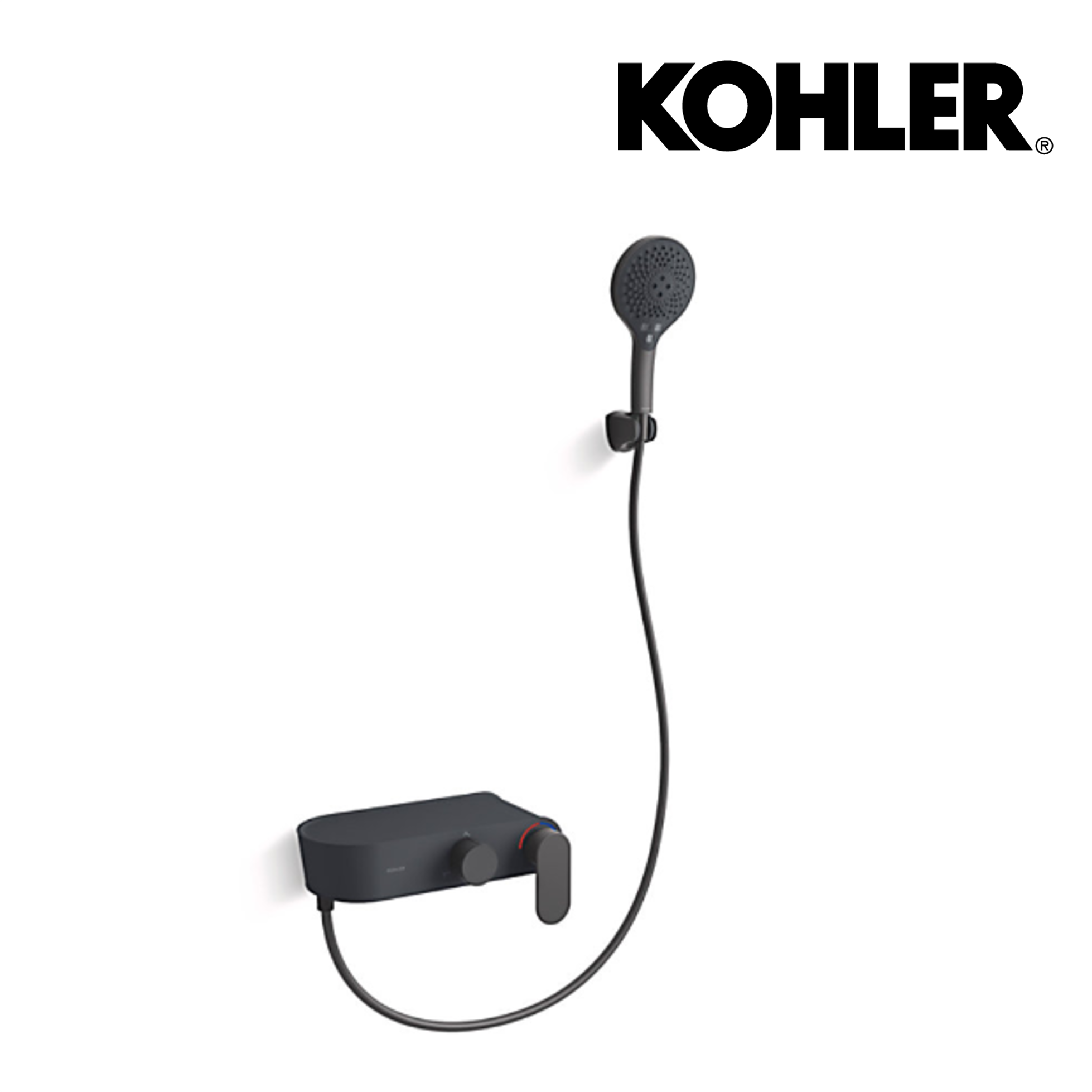 KOHLER Fluence 浴缸淋浴龍頭-霧黑 K-36518T-4-BL