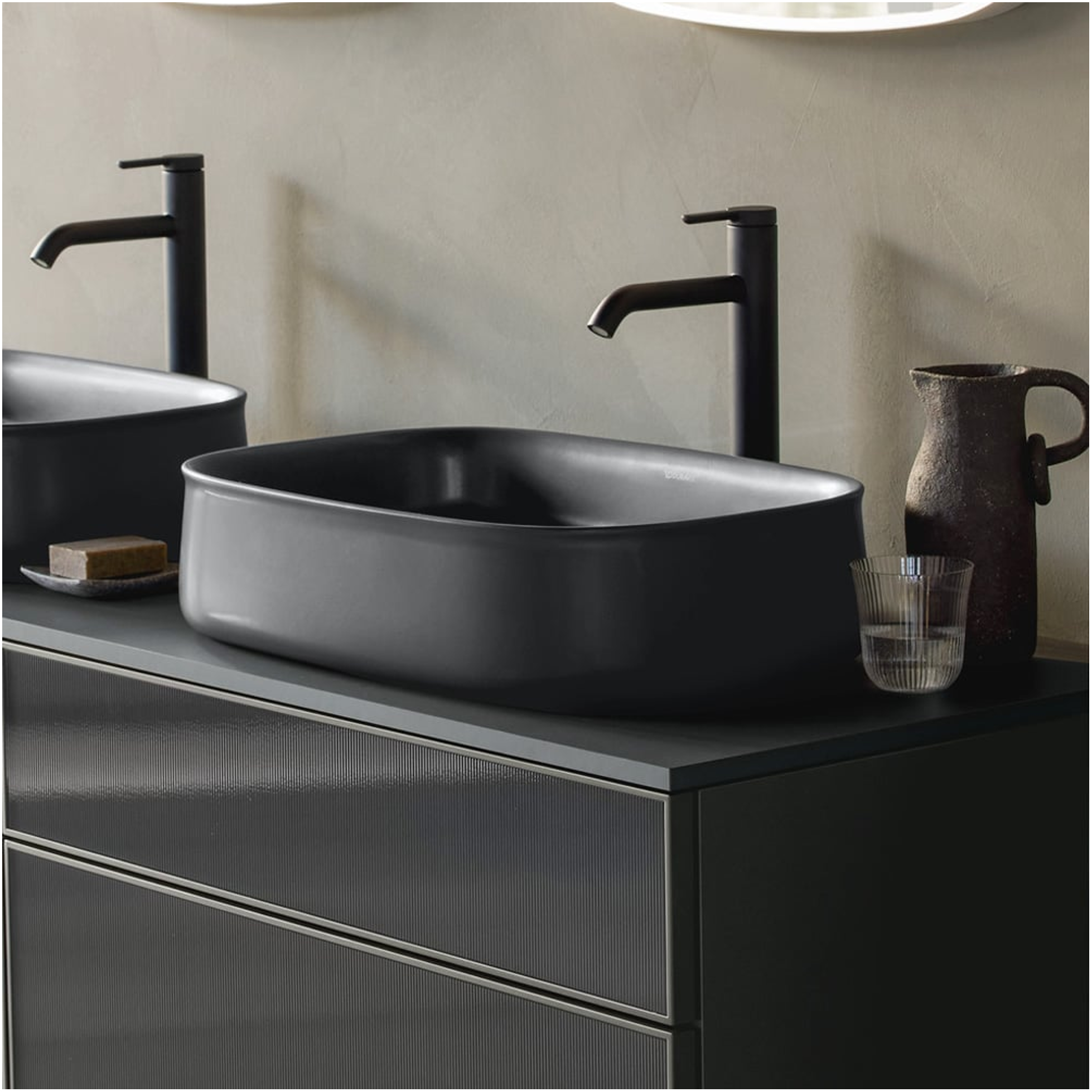 DURAVIT 檯上盆-Zencha (霧黑)  2373551379