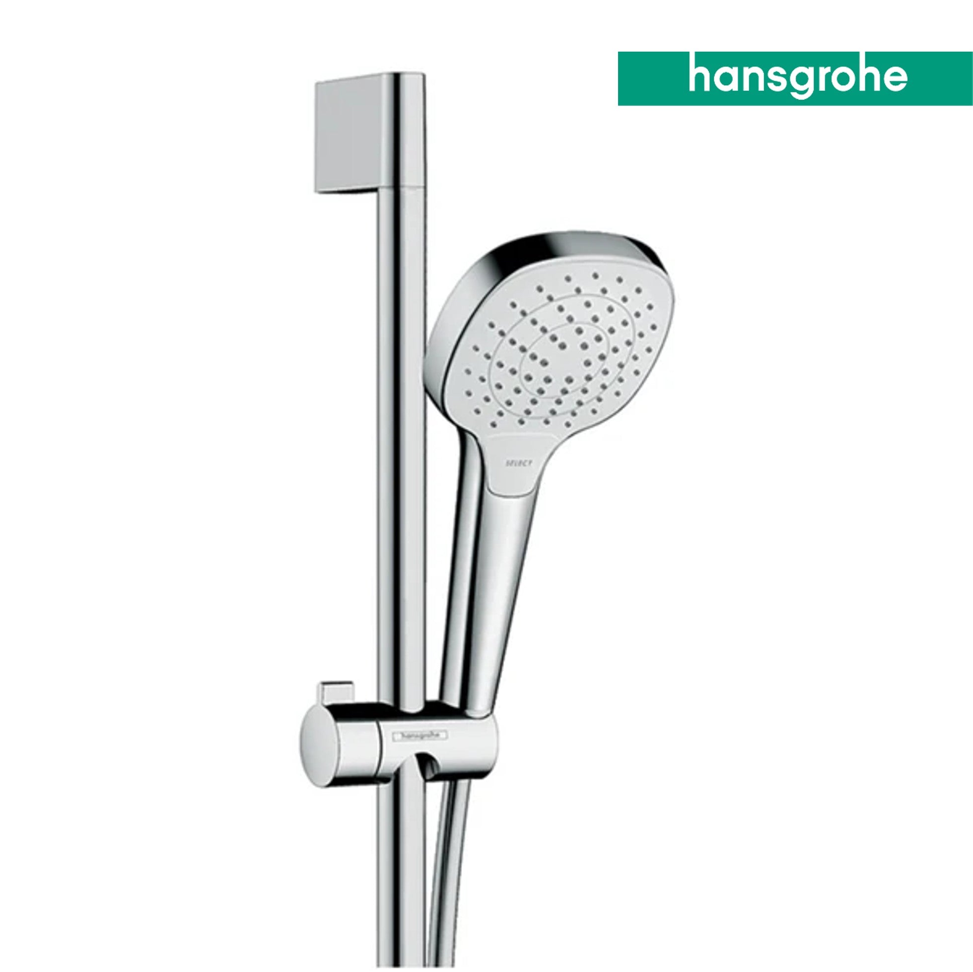 hansgrohe 進階三段式蓮蓬頭+65cm升降桿組-Croma Select E，26582-40