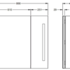KOHLER-60/90cm鏡櫃-New Verdera K-78282T/78202T