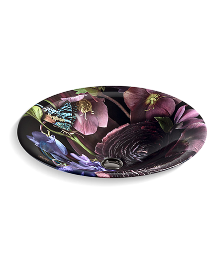 30333-DM2-1-1 KOHLER in Midnight Floral™ on Carillon® Round Wading Pool® (44.9cm) K-30333-DM2-0