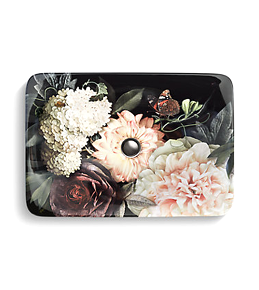 30334-DM1-0__2_ KOHLER in Blush Floral™ on Carillon® Rectangle Wading Pool® (53.6cm) K-30334-DM1-0