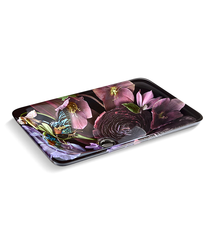 30334-dm-0 KOHLER in Blush Floral™ on Carillon® Rectangle Wading Pool® (53.6cm) K-30334-DM1-0