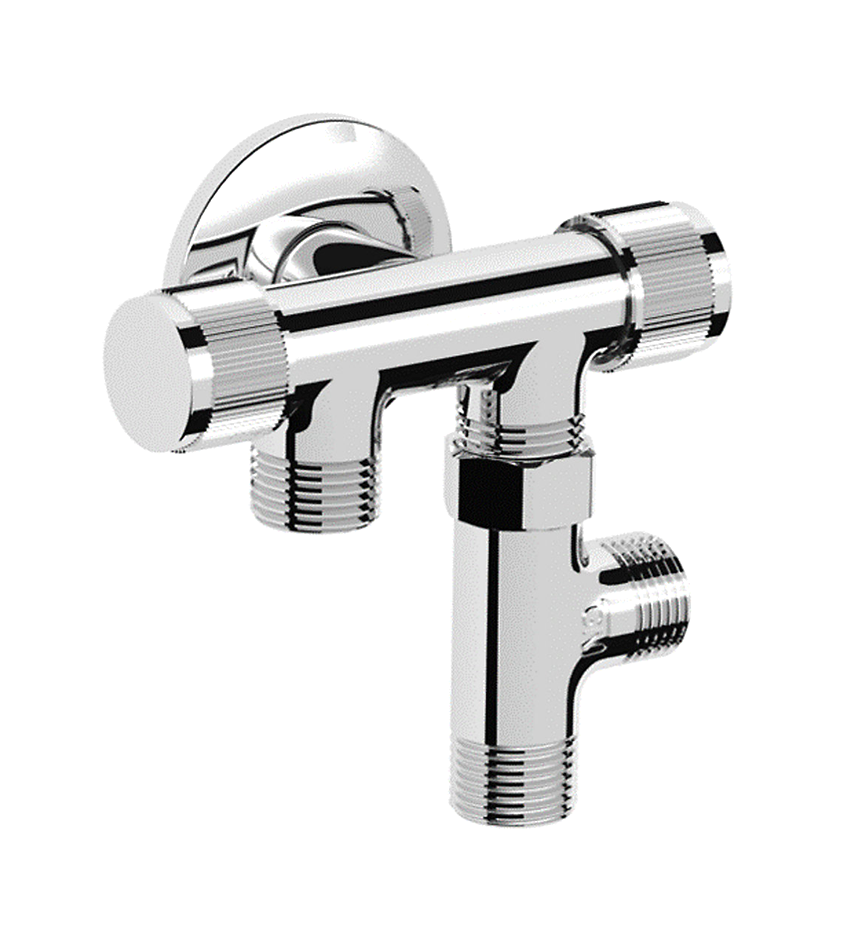 33984T-9-CP- 💖廚衛升級優惠💖KOHLER 四通三角凡爾 K-33984T-9-CP