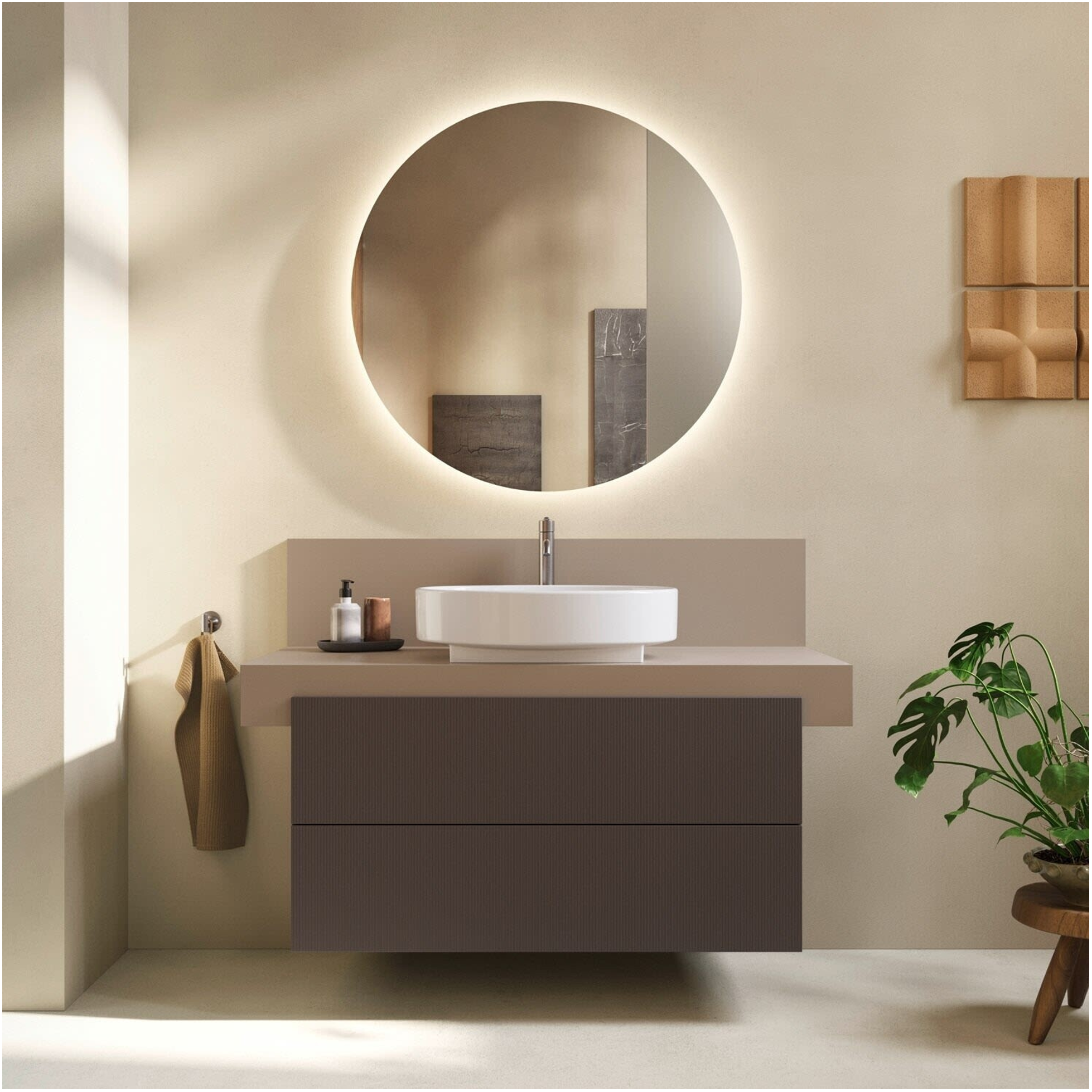 DURAVIT Balcoon系列-檯上盆，霧白色 55cm x 45cm 241055AC79