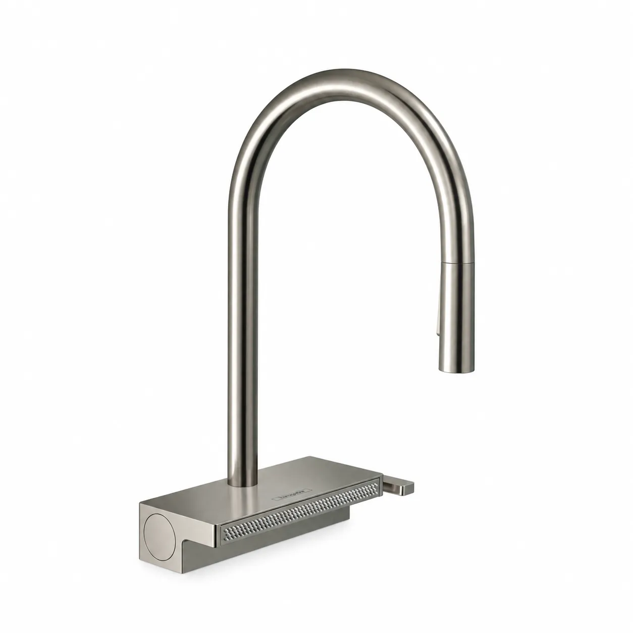 73837801 ✦hg精選產品✦ hansgrohe Aquno Select M81伸縮廚房龍頭-不鏽鋼色 73837801