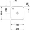 Duravit-Cape-Cod-Duravit-Cape-Cod-23404600001-46x46cm_-white_-wondergliss_-without-overflow DURAVIT 46cm 檯上盆-Cape Cod 2340460000