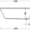 DURAVIT 150cm壓克力崁入缸 D-Neo  700471000000000