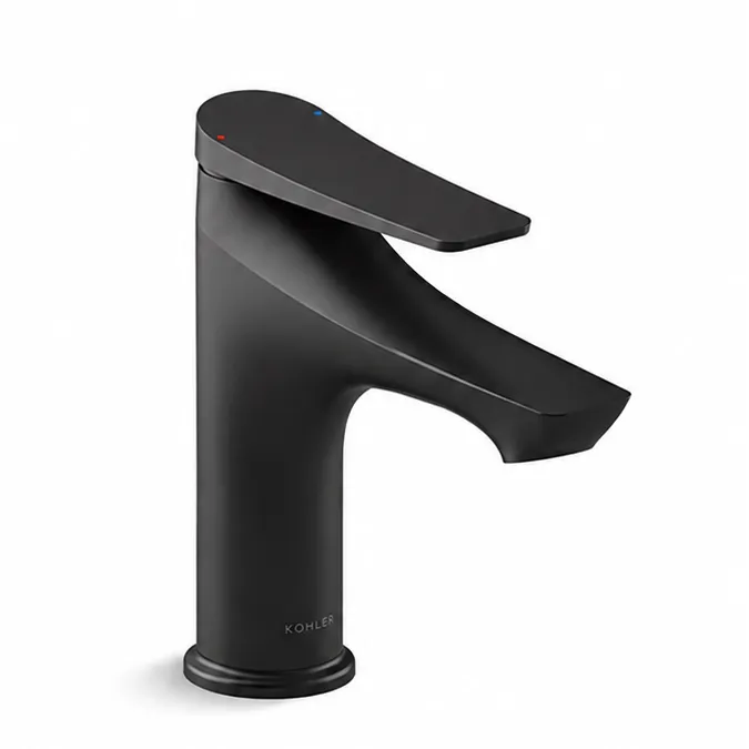 💖廚衛升級優惠💖KOHLER Fore Arc 臉盆龍頭(霧黑) K-29546T-4-BL