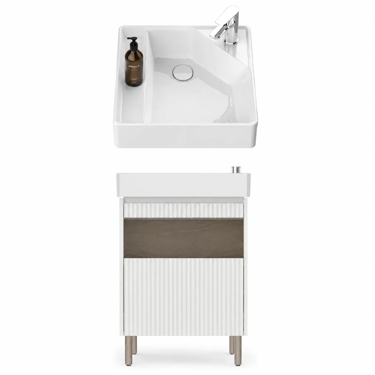 💖廚衛升級優惠💖KOHLER Spacity 浴櫃組(45cm)-白 K-32160T-PPW