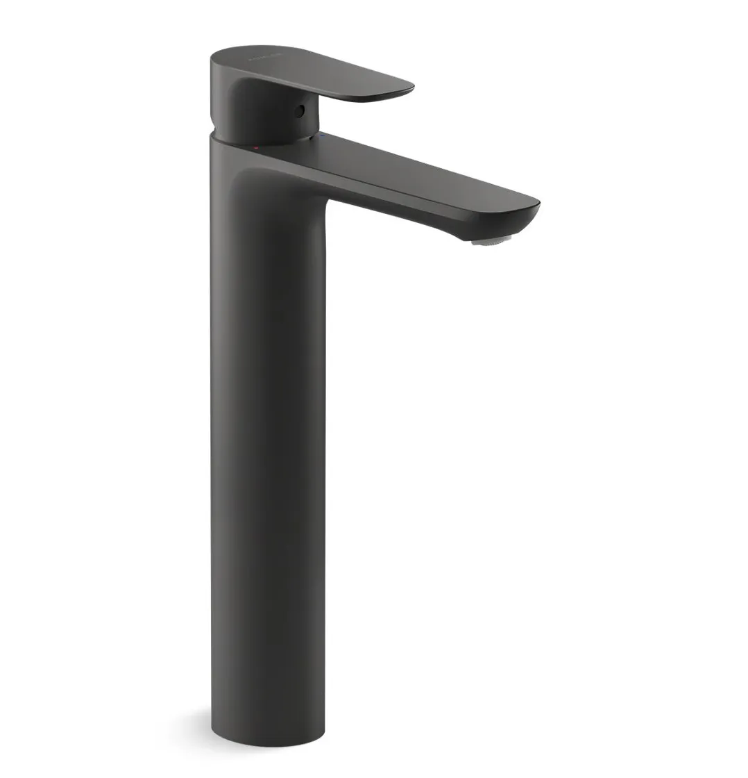 KOHLER Aleo 加高臉盆龍頭-霧黑 K-98868T-B4-BL