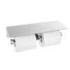 KOHLER-K-29229T-CP-滾筒衛生紙架-捲筒衛生紙架-衛生紙架 KOHLER July 雙廁紙架附置物平台(亮鉻) K-29229T-CP