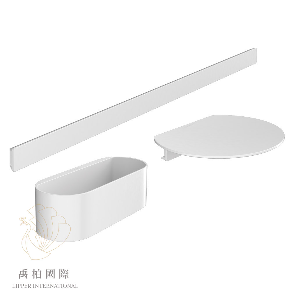 original-1023 hansgrohe WallStoris 70cm掛桿配件組-霧白 27966700