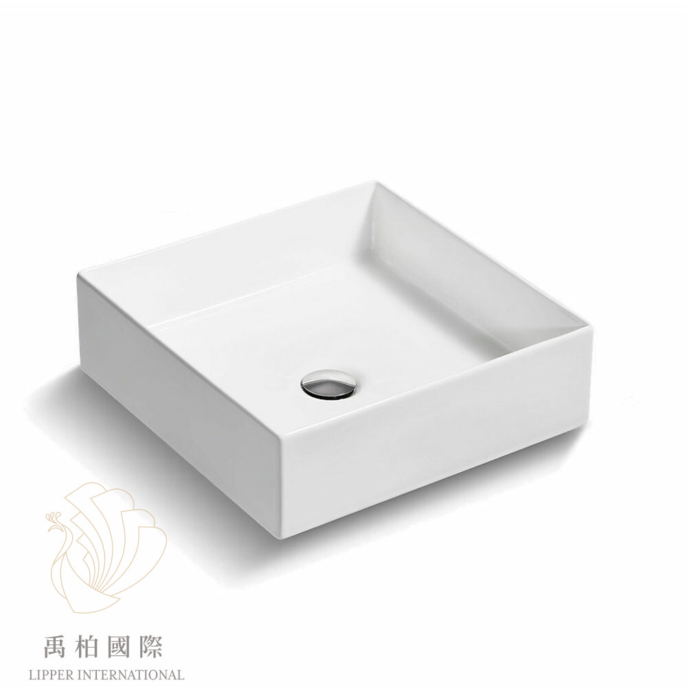 original-1031 KOHLER Mica方形獨立盆 白(39cm) K-90011T-0