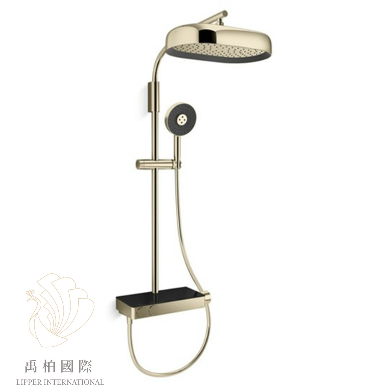 KOHLER Anthem恆溫二出淋浴柱 法藍金 K-26331T-9-AF