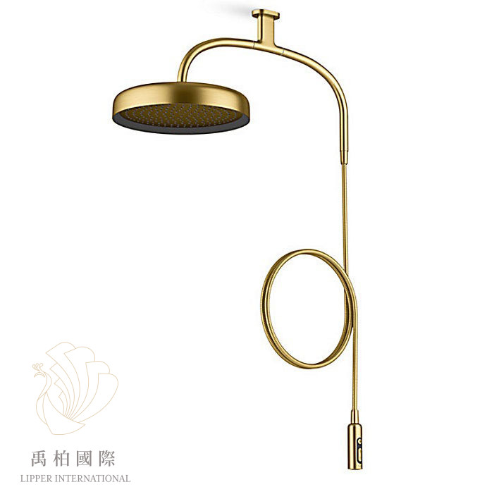 original-1110 KOHLER Statement雙臂花灑淋浴組 摩登金 K-26303T-2MB