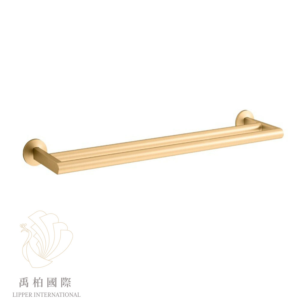 original-1113 KOHLER Components 60cm雙桿毛巾桿 摩登金 K-78375T-2MB