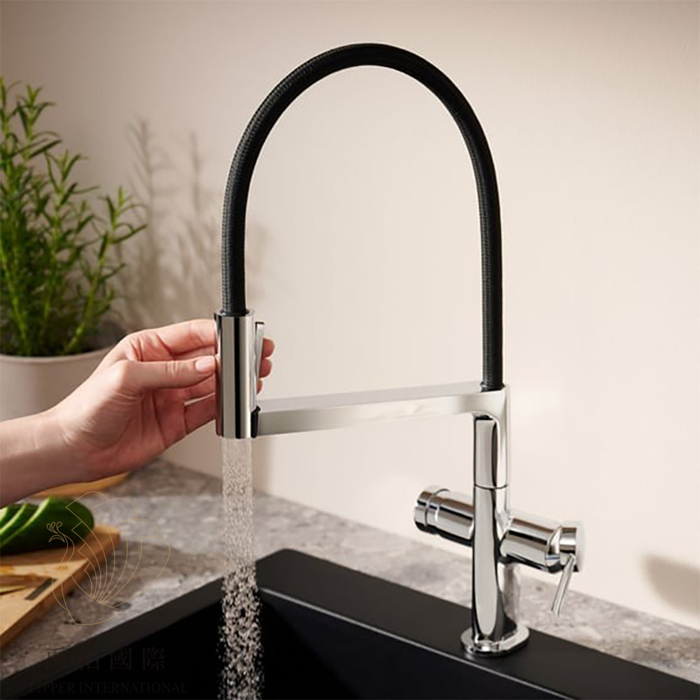 Hansgrohe Talis Select M54 廚房龍頭-霧黑鉻 72861341