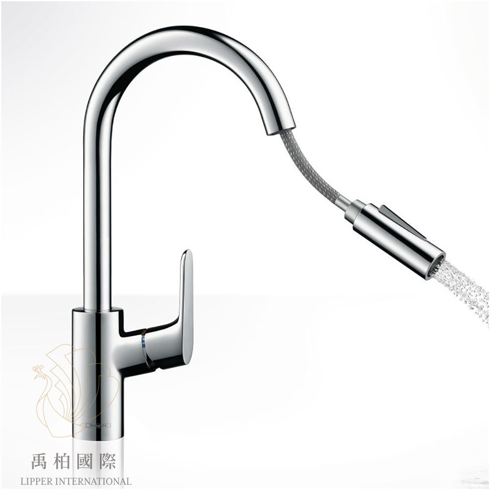 original-1144 Hansgrohe Focus M41 伸縮廚房龍頭 31815