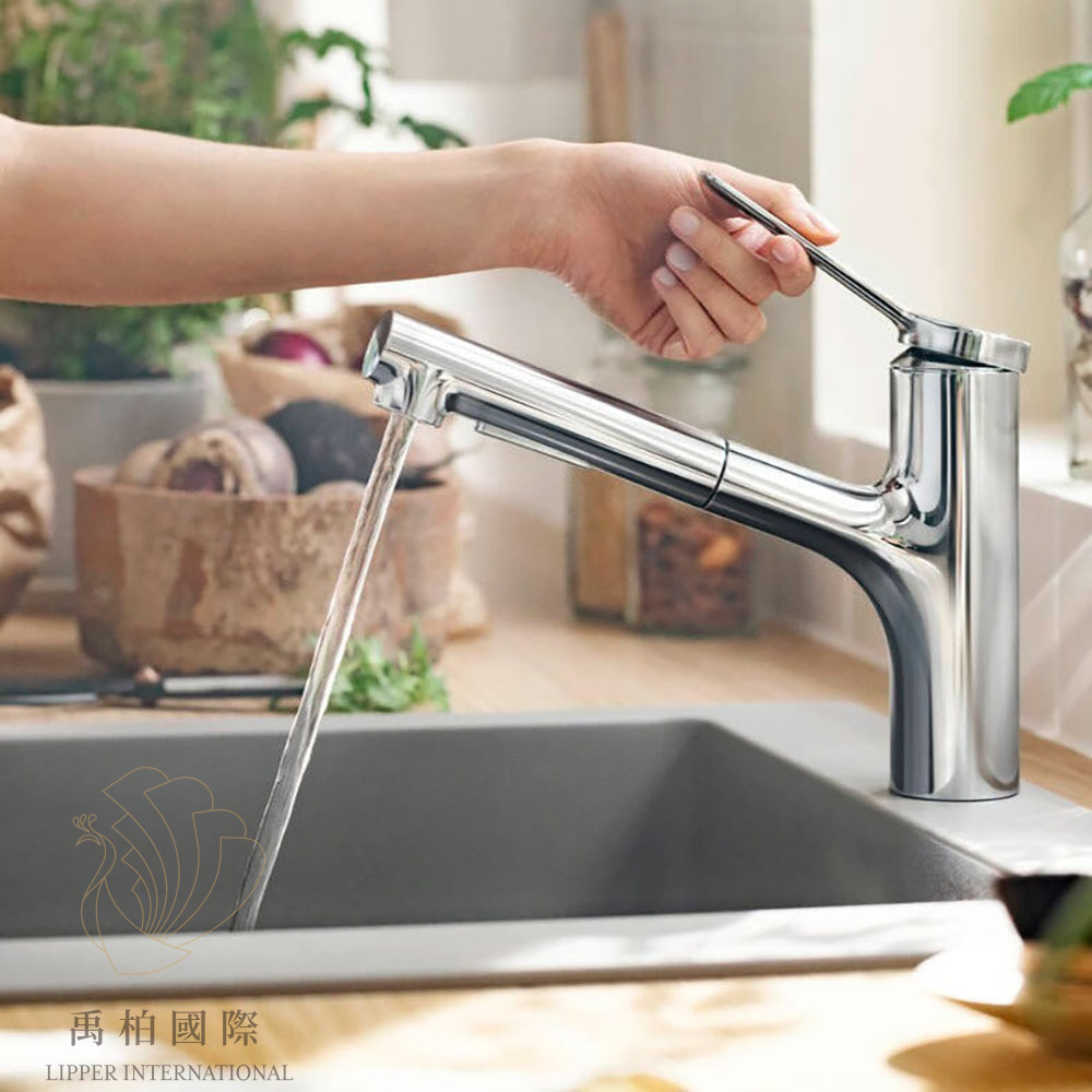 original-1206 Hansgrohe M33伸縮廚房龍頭 74800000