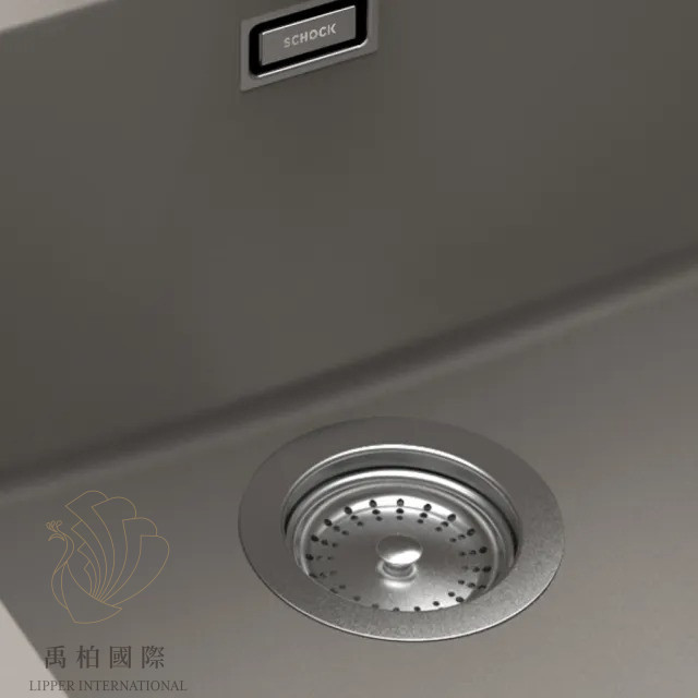 original-1328 Hafele海福樂 55cm花崗岩水槽Quadro N100砂礫白 570.31.750