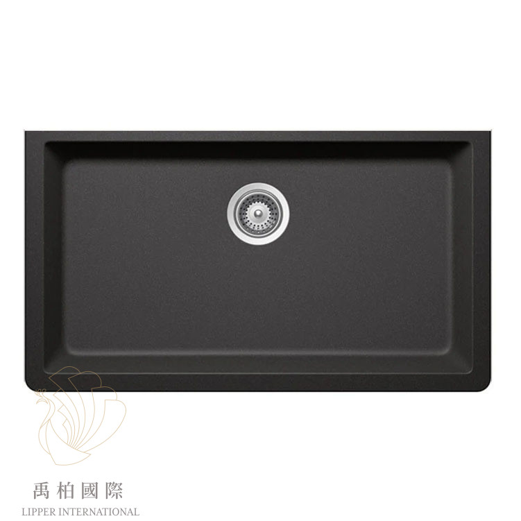 original-1335 Hafele海福樂 花崗岩水槽N-100Y (84cm)深鐵灰570.33.670
