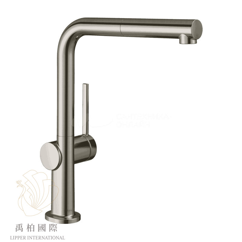 original-1353 hansgrohe Talis M54伸縮廚房龍頭 不鏽鋼色 72808-80