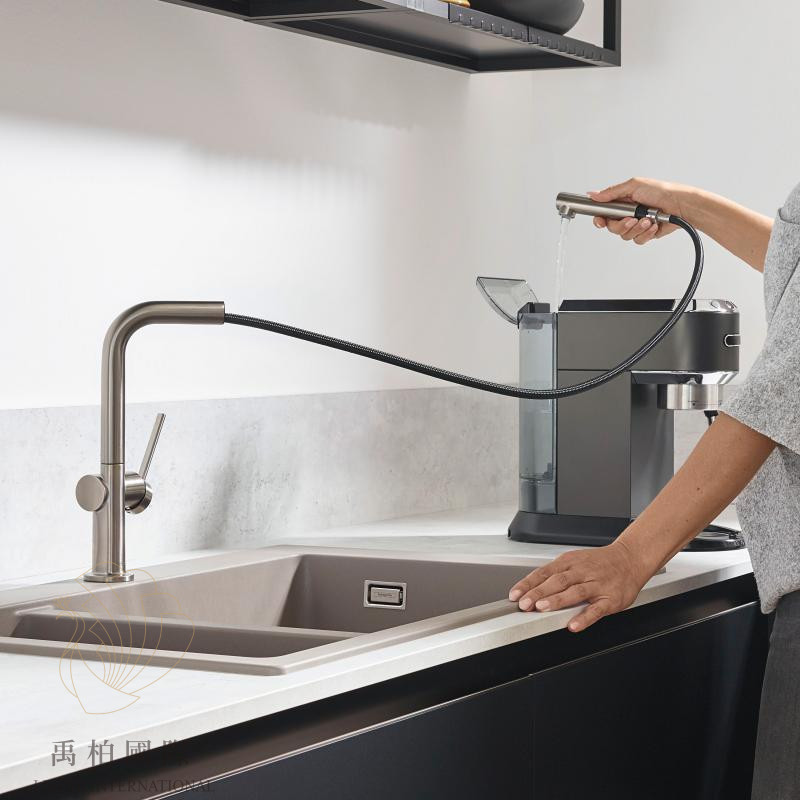 original-1357 hansgrohe Talis M54伸縮廚房龍頭 鉻色 72808