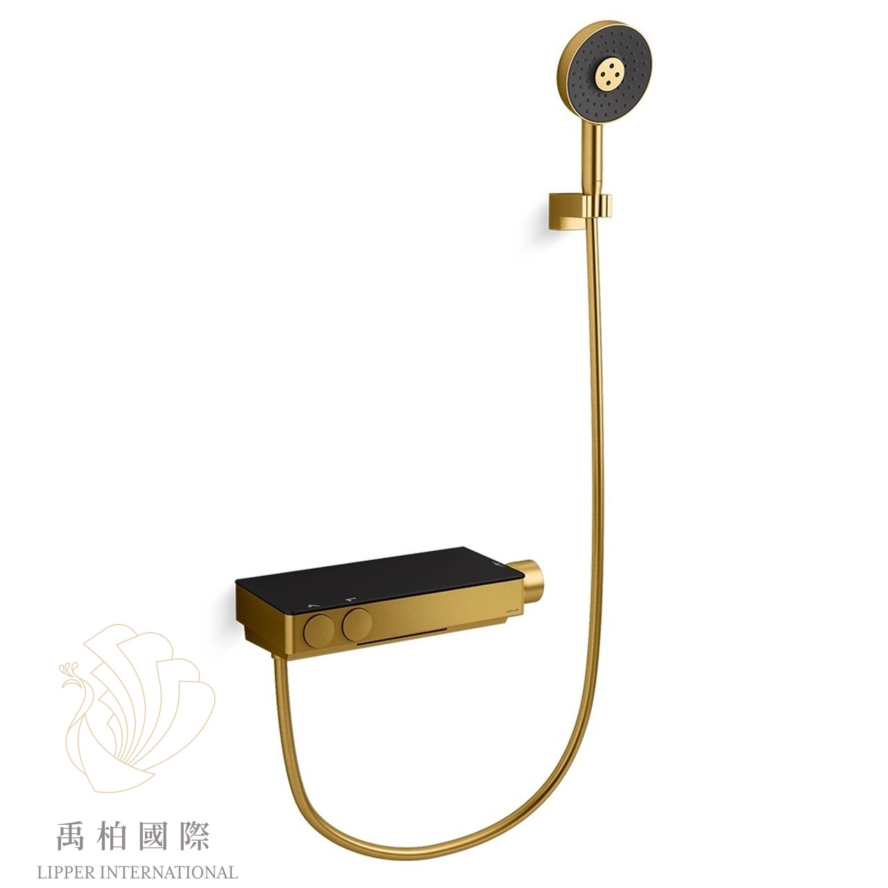 KOHLER Anthem恆溫浴缸淋浴龍頭 摩登金 K-26327T-9-2MB