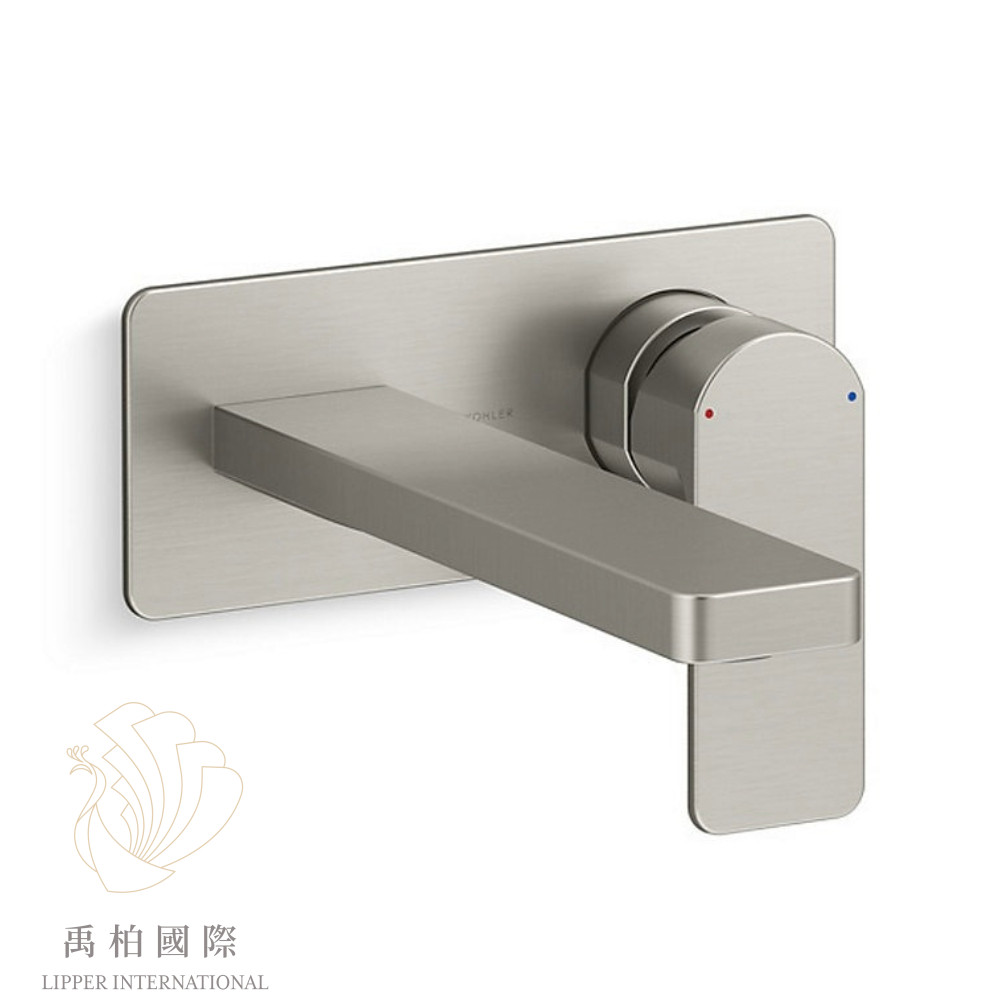 KOHLER Parallel壁出水臉盆龍頭 羅曼銀 K-22567T-B4-BN