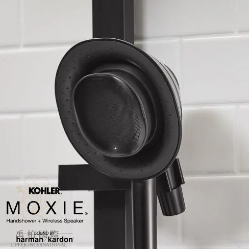 KOHLER Moxie 2.0藍芽魔音手持花灑 霧黑K-R28241T-NKE-BL