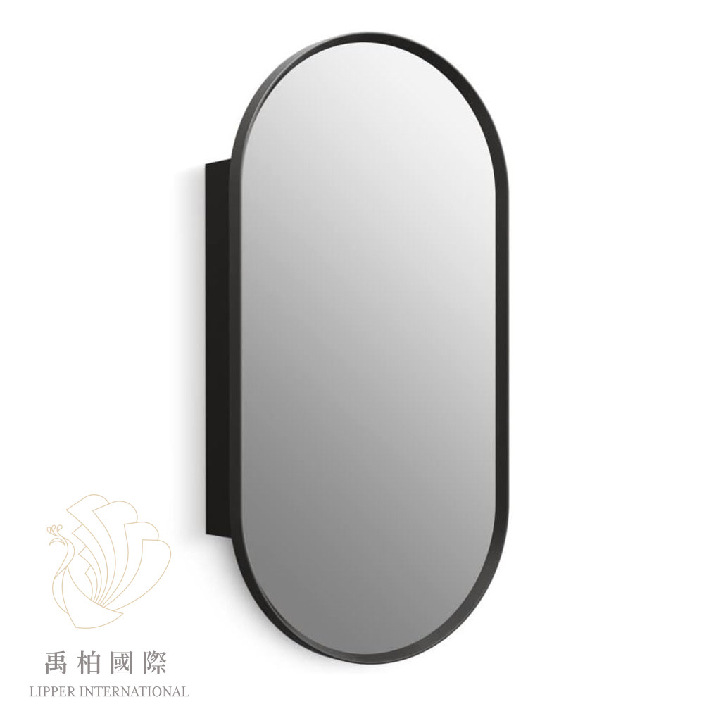 original-283 Kohler Verdera 橢圓形鏡櫃 霧黑 K-35573-BLL