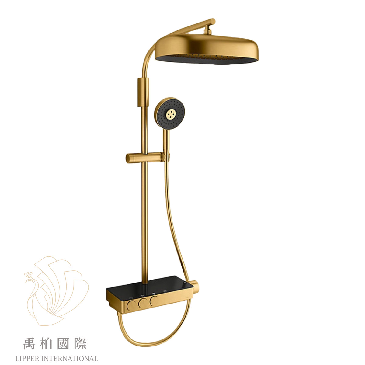 KOHLER Anthem恆溫三出淋浴柱 摩登金K-26333T-9-2MB