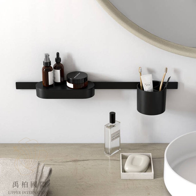 original-387 hansgrohe WallStoris 50cm掛桿配件組 霧黑27968670