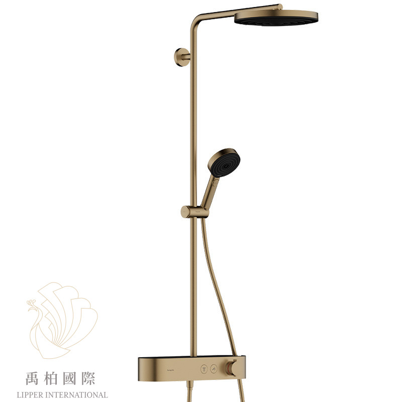 hansgrohe Pulsify S 260恆溫淋浴花灑組 霧古銅24220140