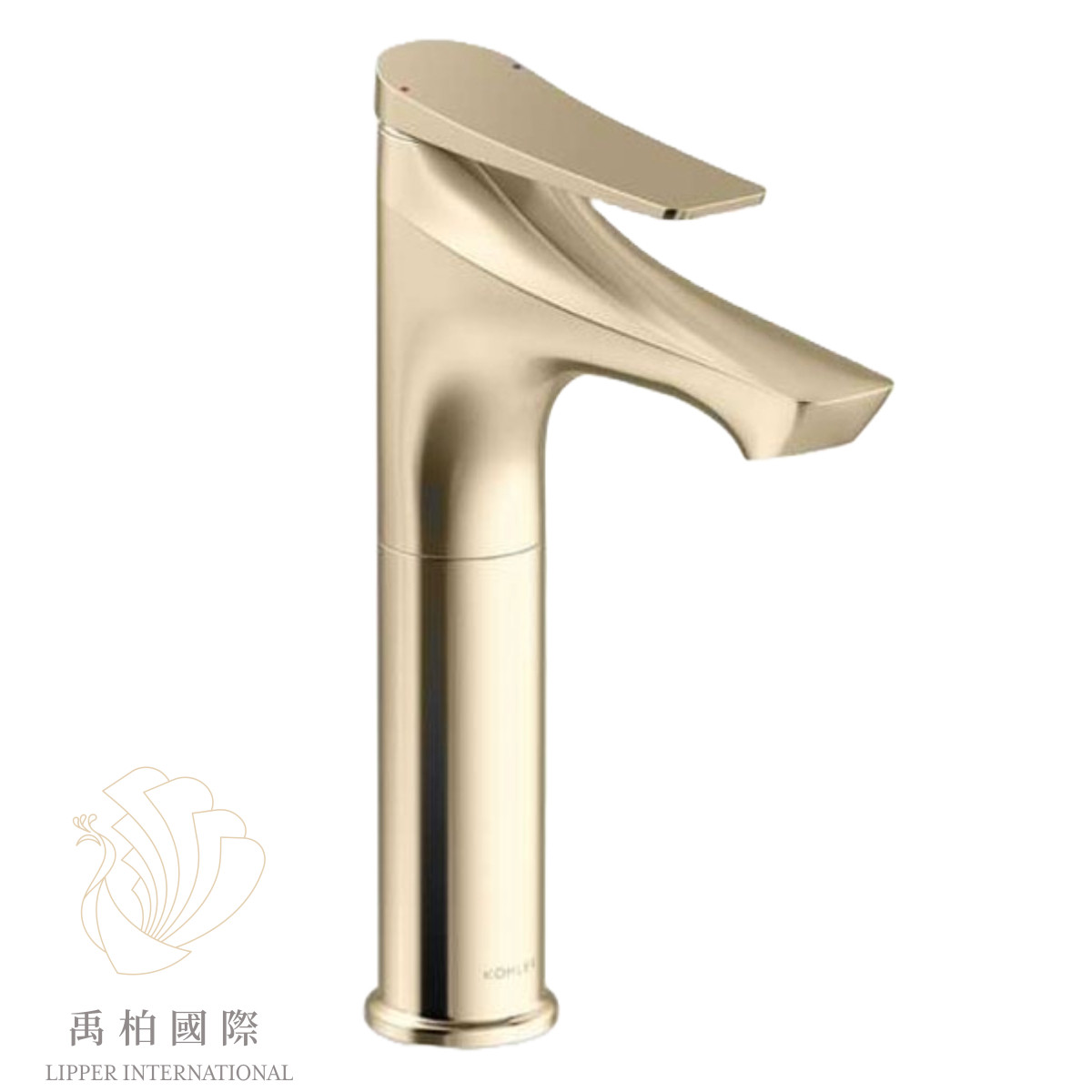 original-42 KOHLER Fore Arc高腳臉盆龍頭-法蘭金 K-29547T-4-AF