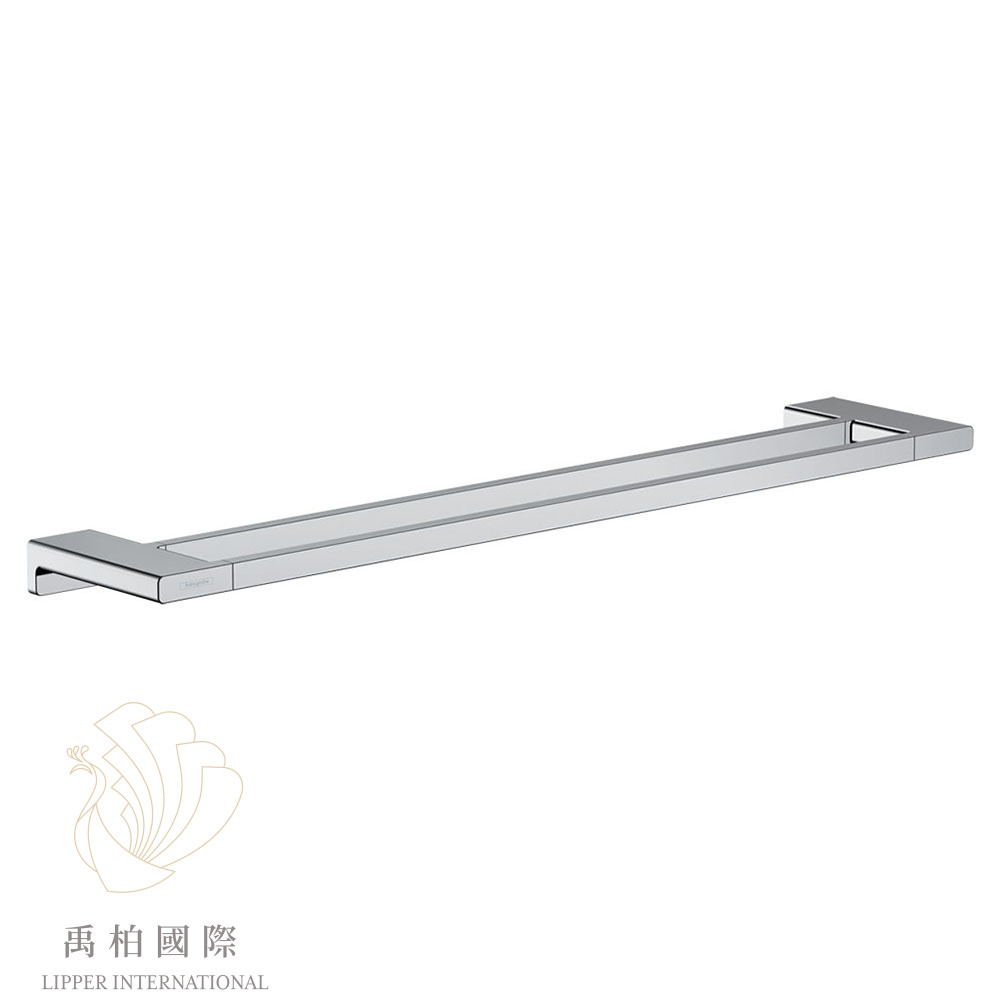Hansgrohe AddStoris 65cm雙桿毛巾桿 鉻色41743007