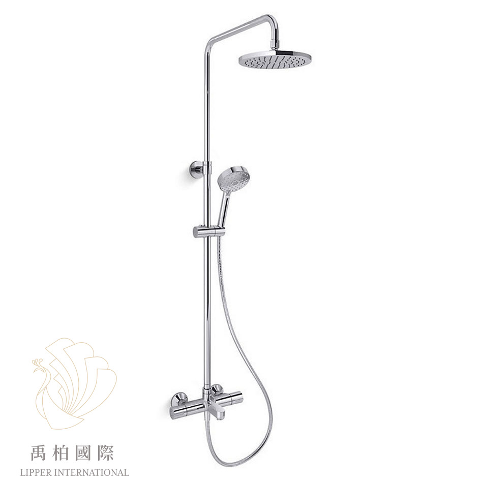 KOHLER July三出水淋浴柱 鉻色 K-99742T-C9-CP