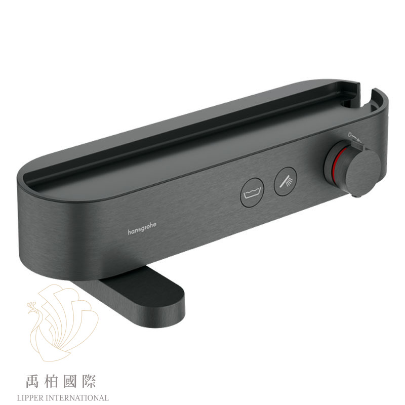hansgrohe Pulsify恆溫浴缸淋浴龍頭 霧黑鉻24340340