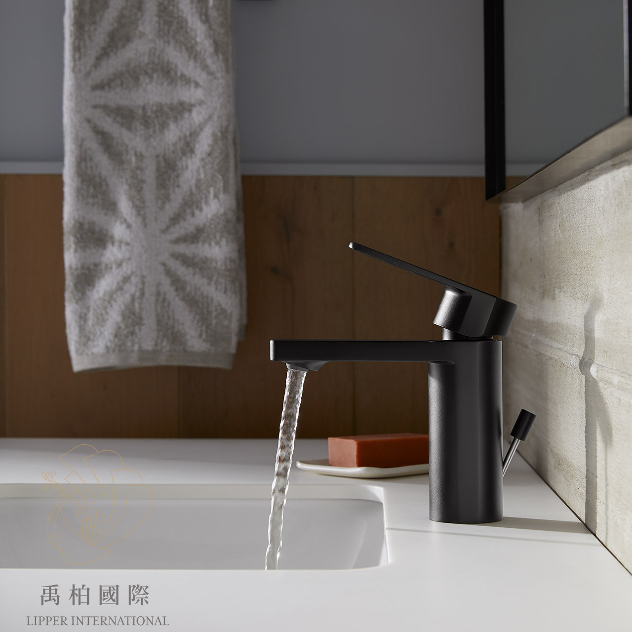 💖廚衛升級優惠💖KOHLER Parallel臉盆龍頭 霧黑K-23472T-4-BL