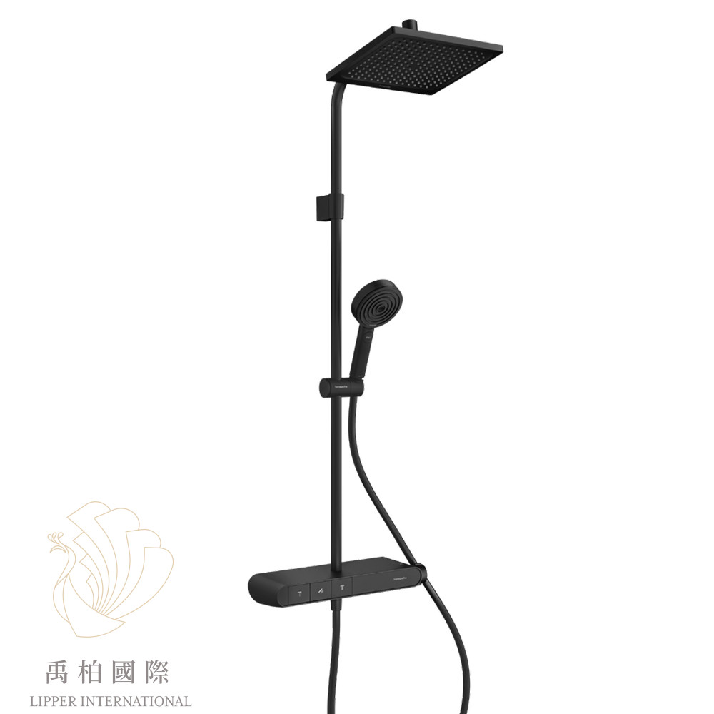 original-630 hansgrohe Crometta E 260恆溫淋浴花灑 霧黑26972677