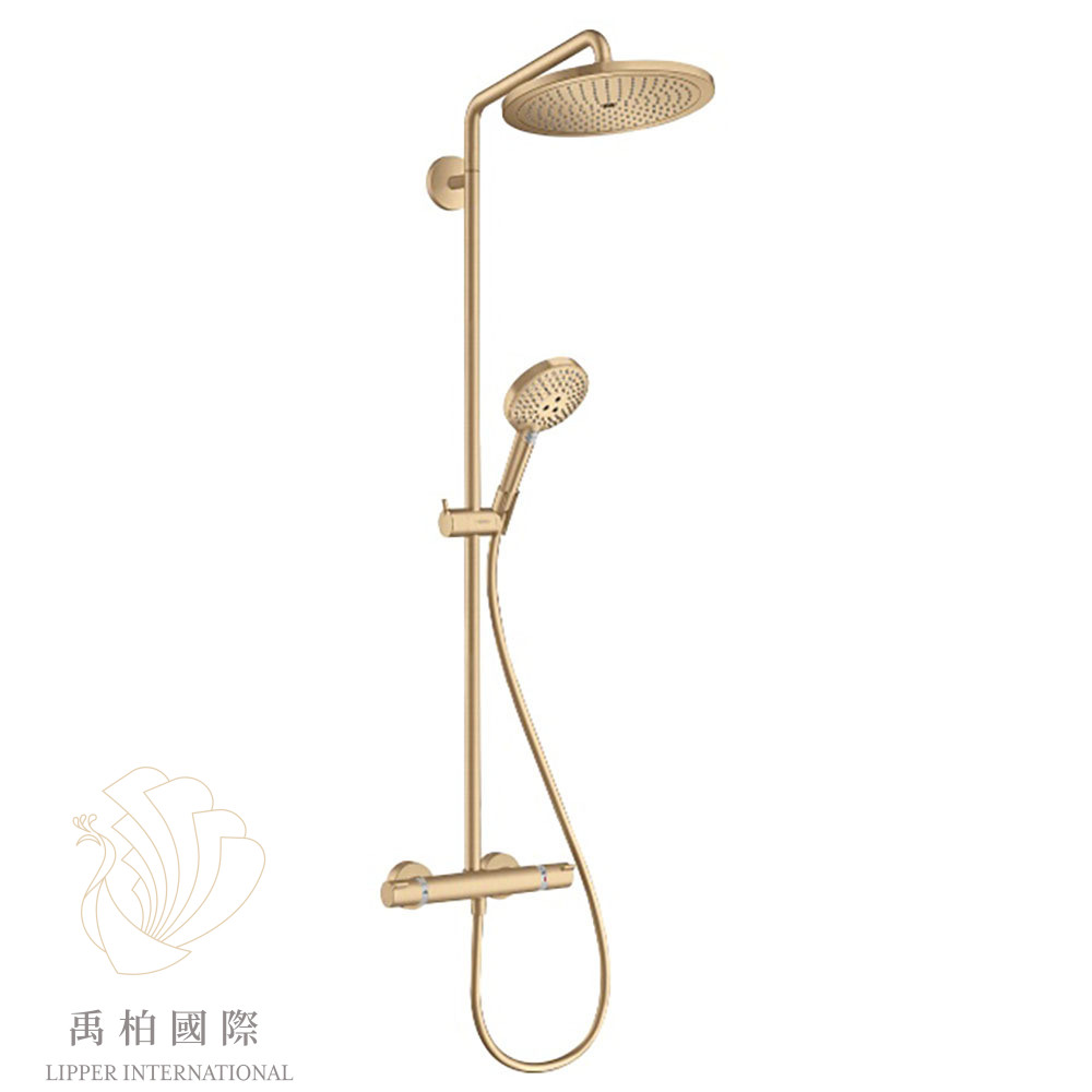 original-637 hansgrohe Croma Select S恆溫淋浴花灑組 霧古銅26890140
