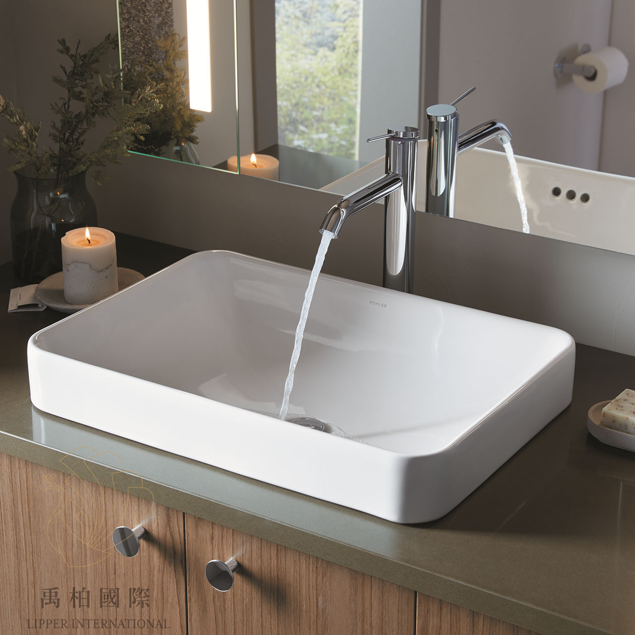 KOHLER Forefront獨立盆 象牙白 (58cm) K-5373T-0