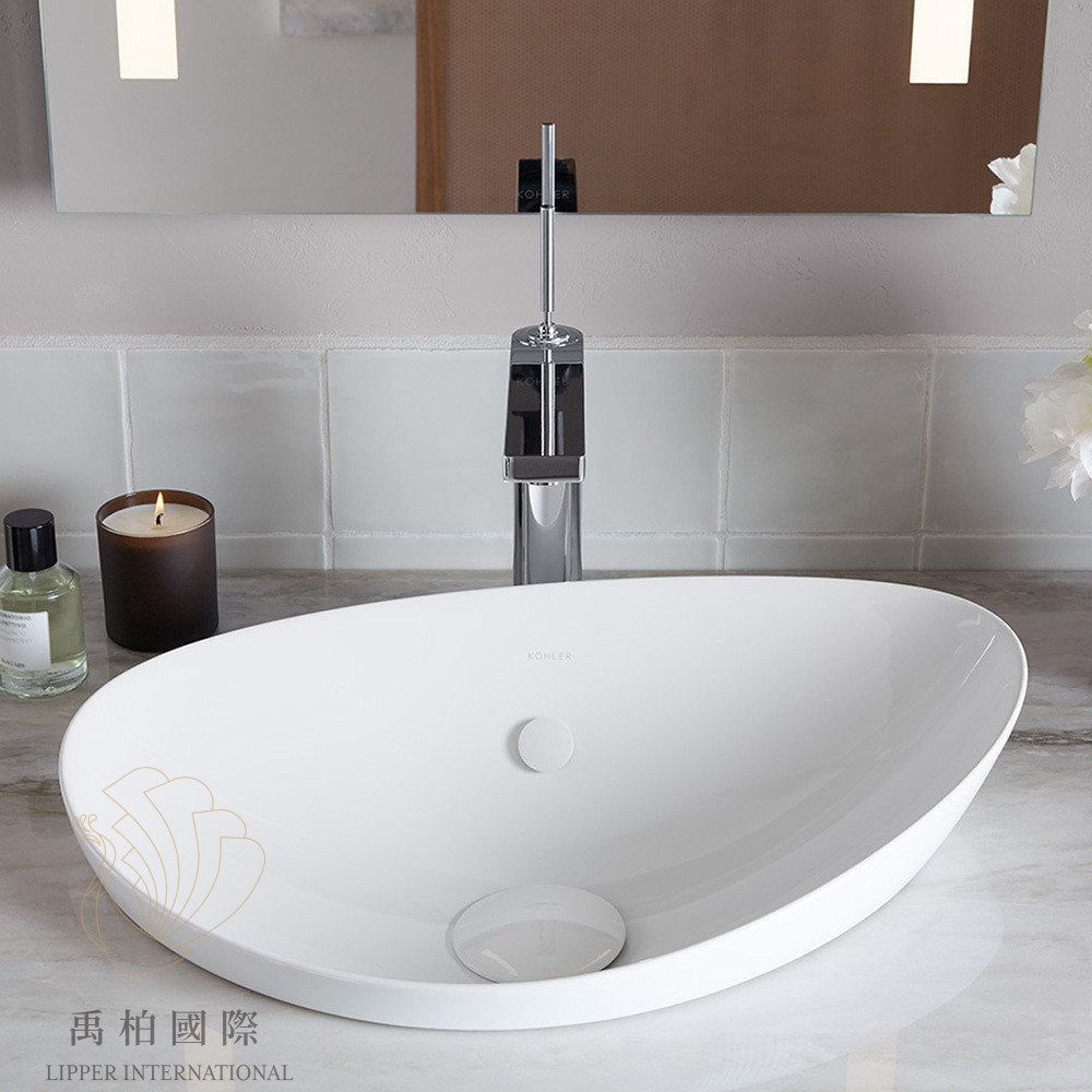 KOHLER Veil 橢圓上嵌盆(54cm) K-20704-0
