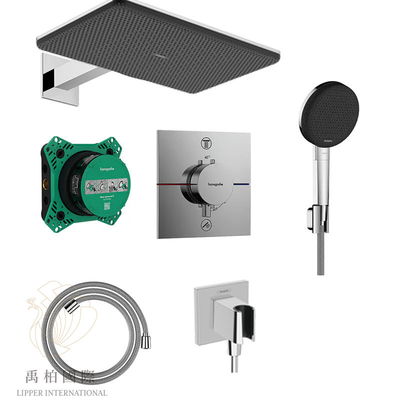 original-756 hansgrohe Alive Q恆溫淋浴花灑組 鉻色24620000