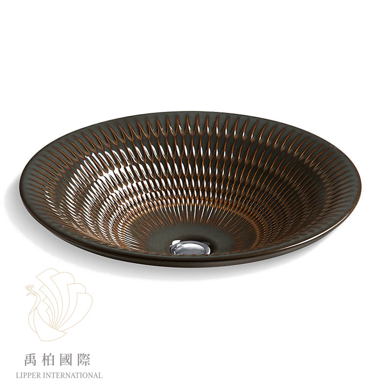 original-757 (限量)KOHLER Derring藝術淺水盆 金紅石(45cm) K-17890-RL-RB2