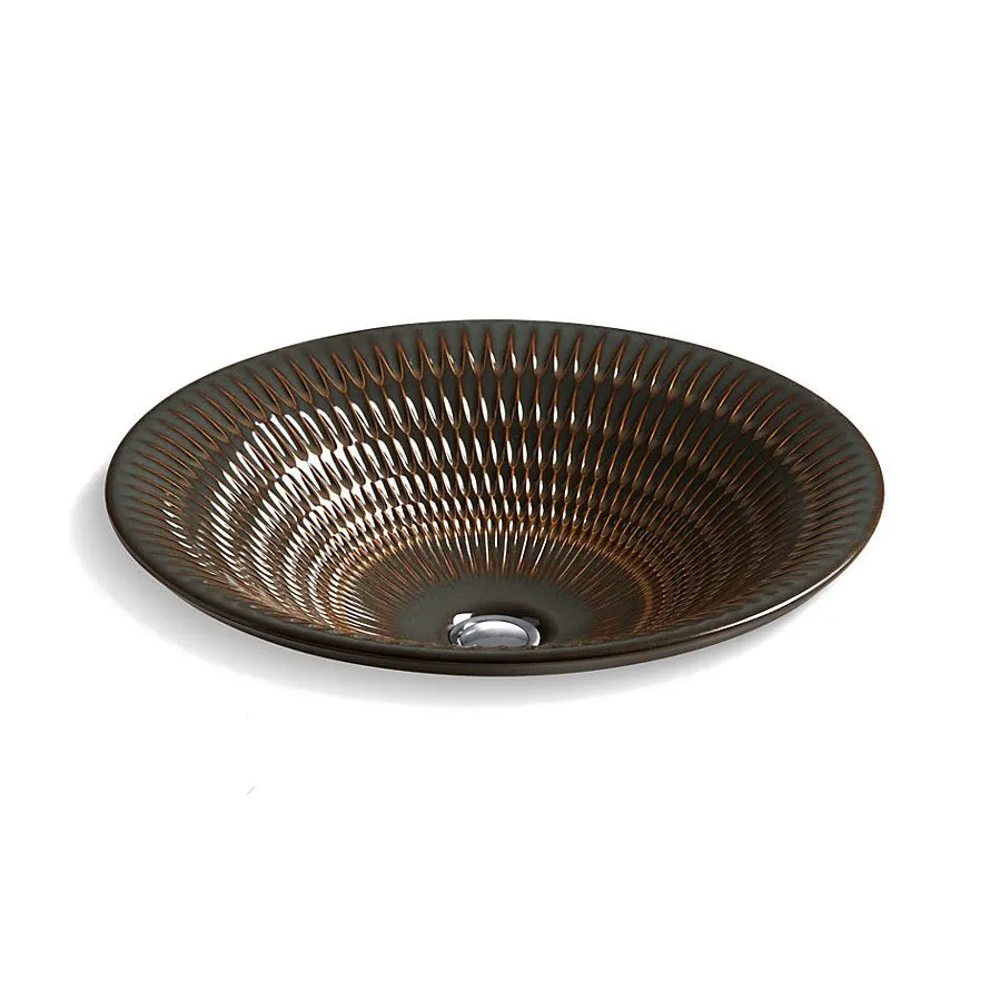 KOHLER Derring藝術淺水盆 金紅石(45cm) K-17890-RL-RB2