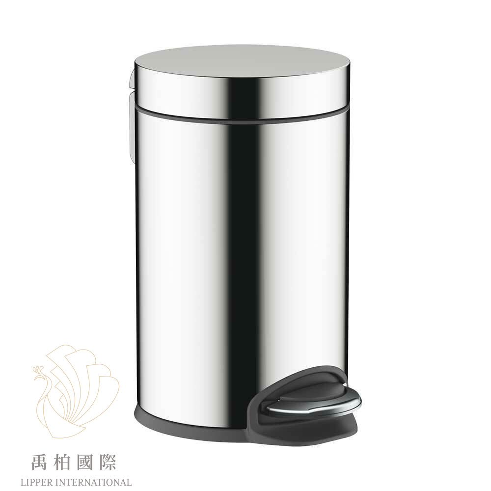 Hansgrohe AddStoris腳踏掀蓋式垃圾桶 鉻色41775007