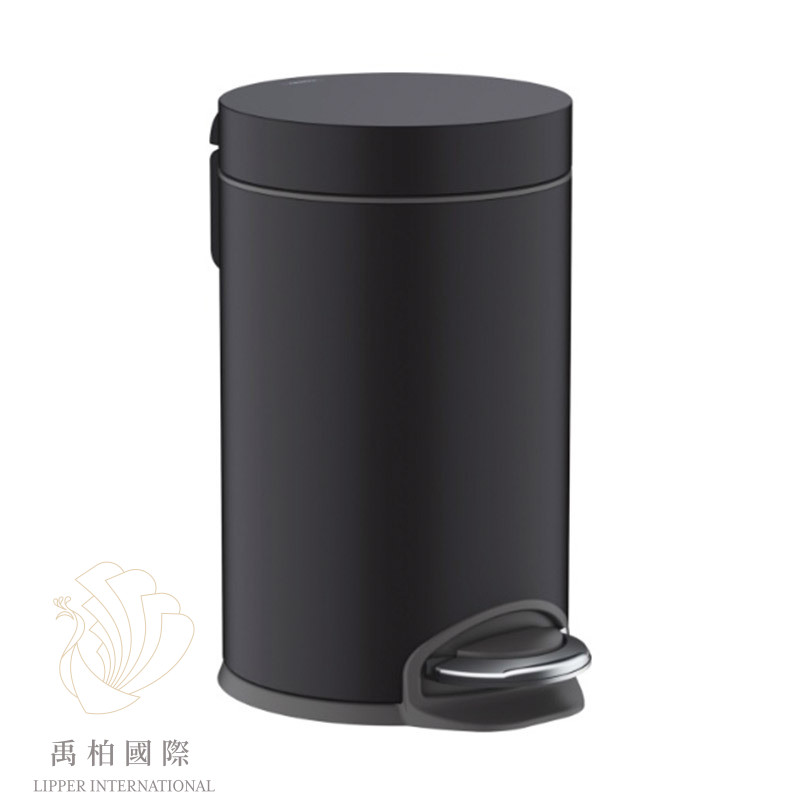 Hansgrohe AddStoris腳踏掀蓋式垃圾桶 霧黑41775677